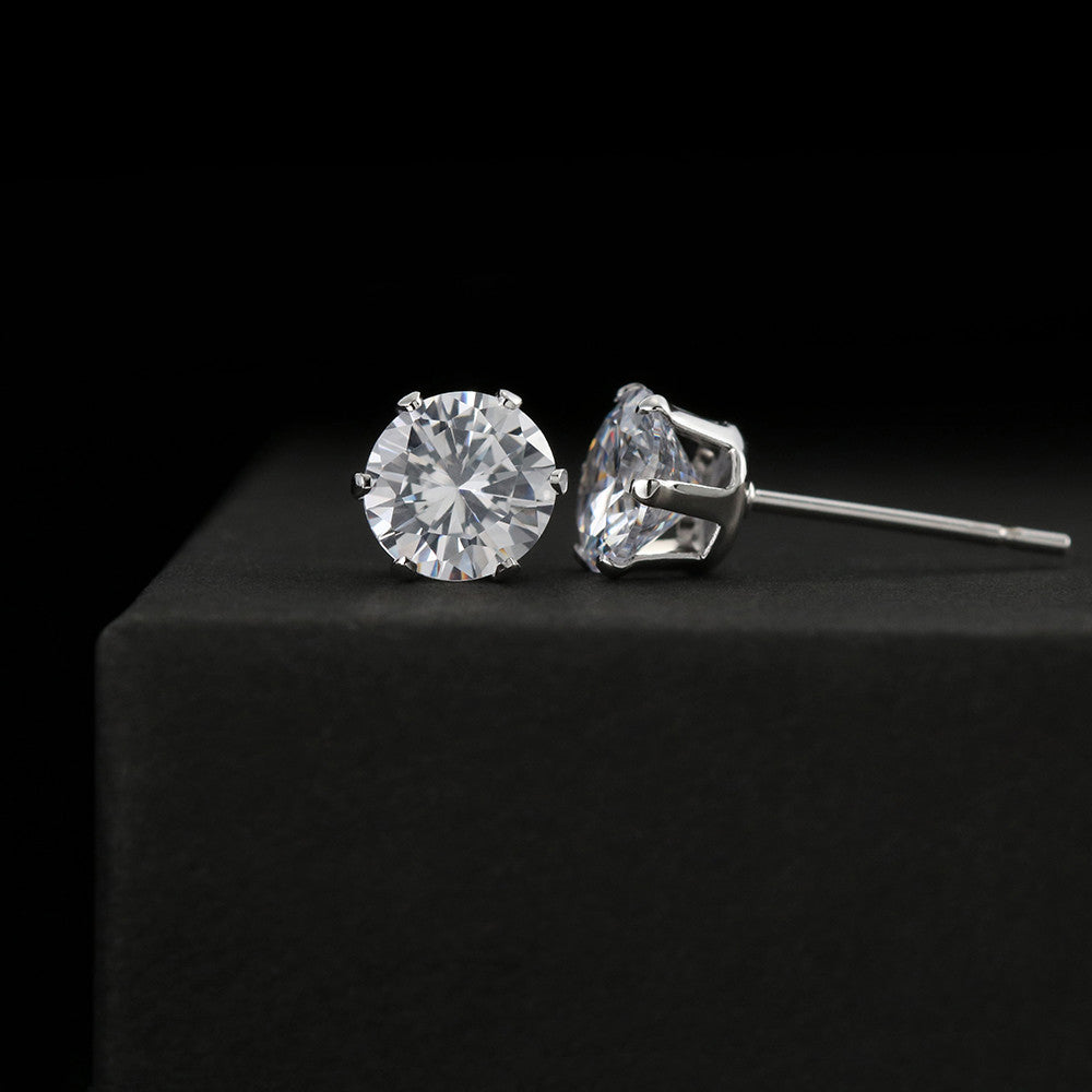 Cubic Zirconia Earrings ~ pair of cubic zirconia earrings