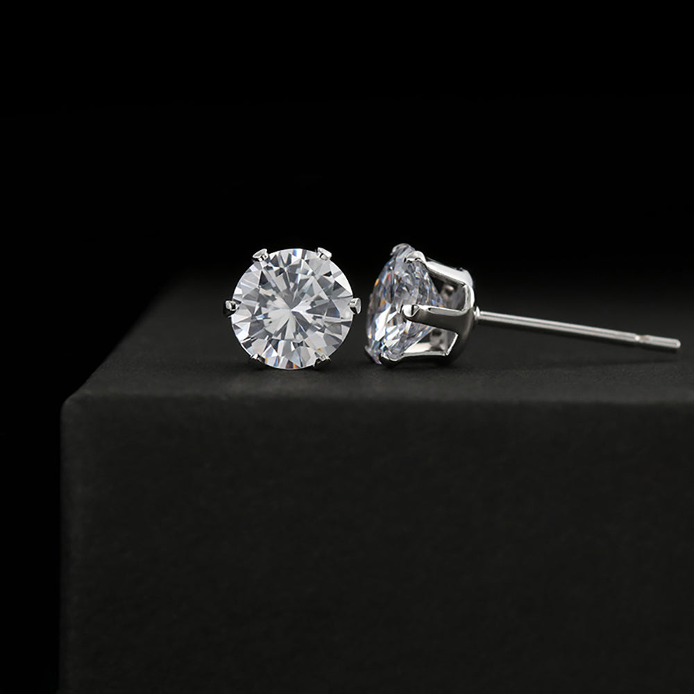 Cubic Zirconia Earrings ~ pair of cubic zirconia earrings