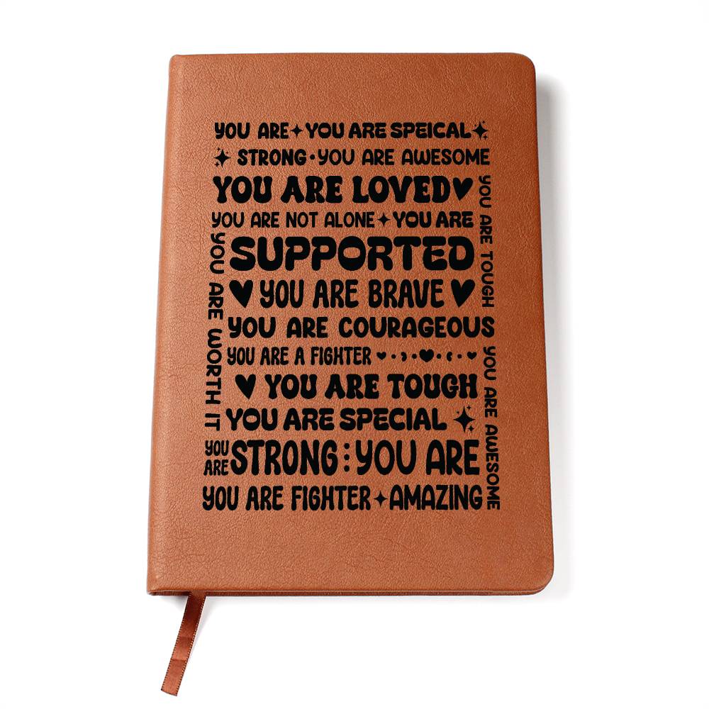 Encouragement Journal ~ engraved leather journal