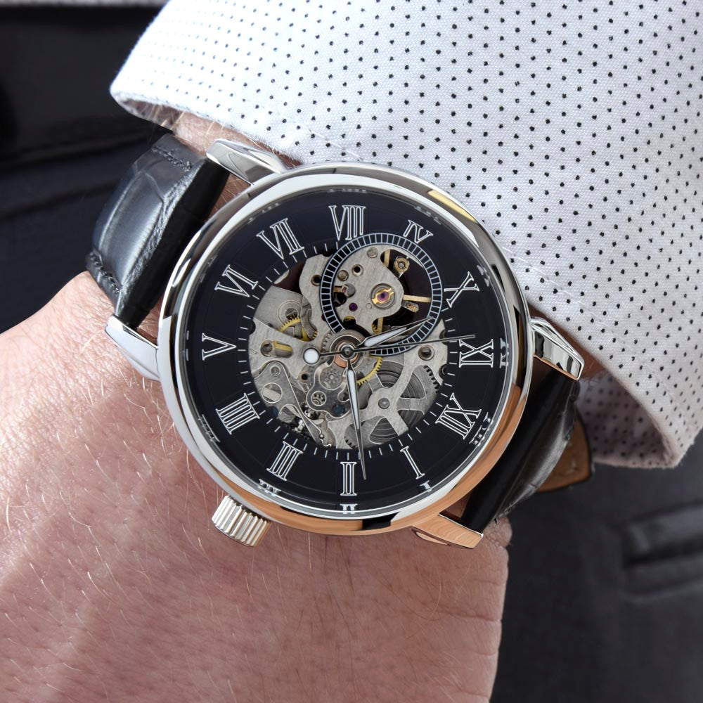 To My Dad – Luxury Openwork Watch | Leader of Our Pack, We Love You