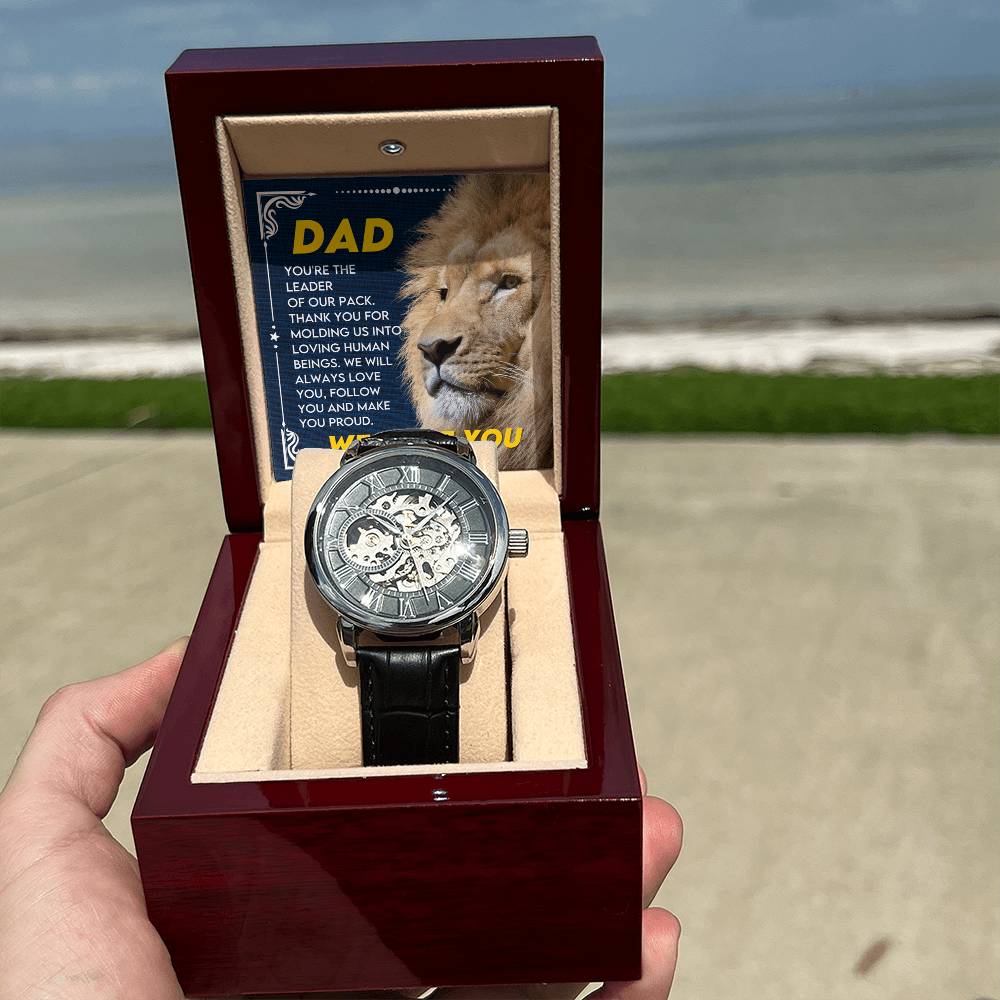 To My Dad – Luxury Openwork Watch | Leader of Our Pack, We Love You