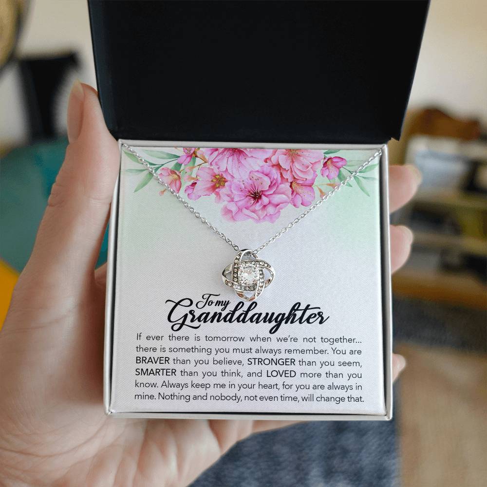 To My Granddaughter, Always Keep Me In Your Heart, ~ keepsake gift shown in a gift box