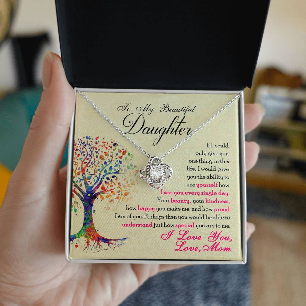 To My Beautiful Daughter, You Are Special To Me ~ keepsake gift shown in a gift box
