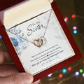 To My Sister, Thank You For Everything ~ keepsake gift shown in a gift box
