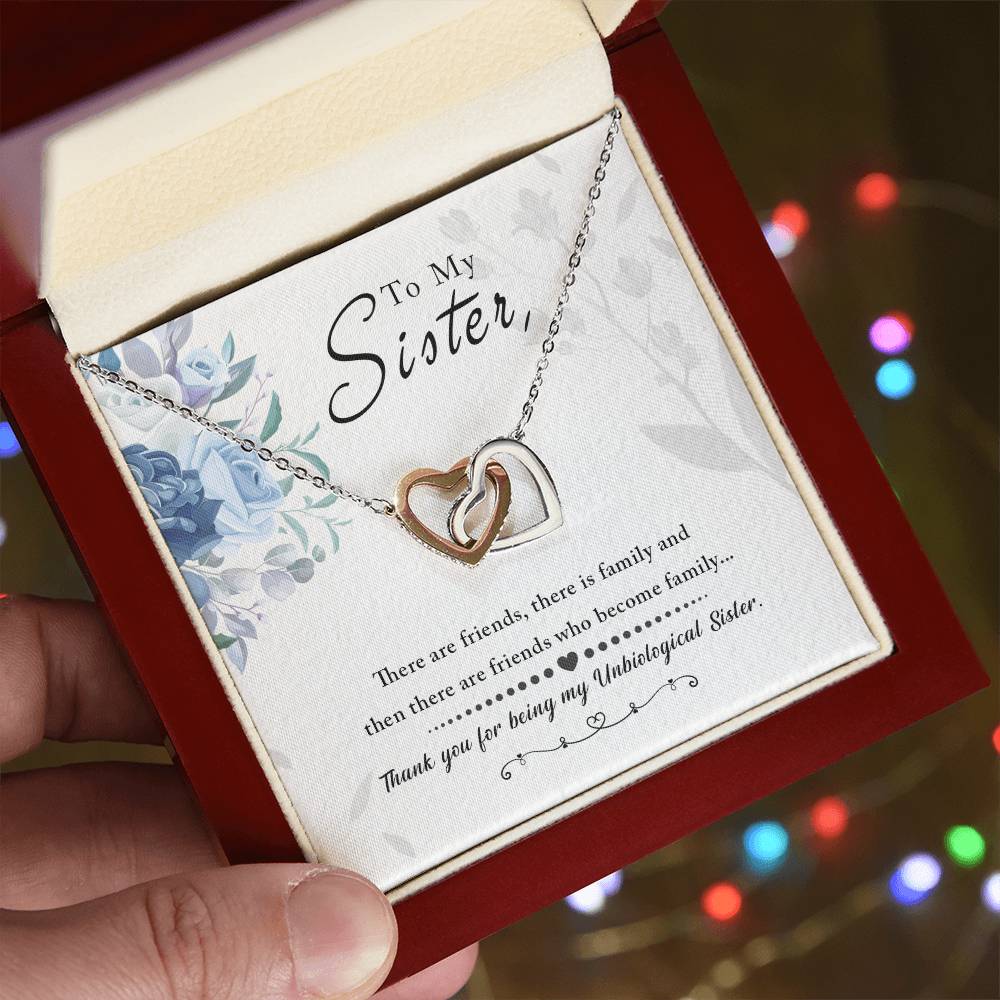 To My Sister, Thank You For Everything ~ keepsake gift shown in a gift box