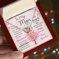 To My Mom, I Know Its Not Easy ~ keepsake gift shown in a gift box