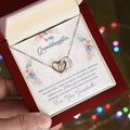 To My Granddaughter, This Old Woman Will Always Have Your Back ~ keepsake gift shown in a gift box