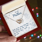 To My Mother, Thank You For Always Being There ~ keepsake gift shown in a gift box