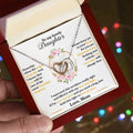 To My Lovely Daughter, Hold This Tight To Feel My Love ~ keepsake gift shown in a gift box