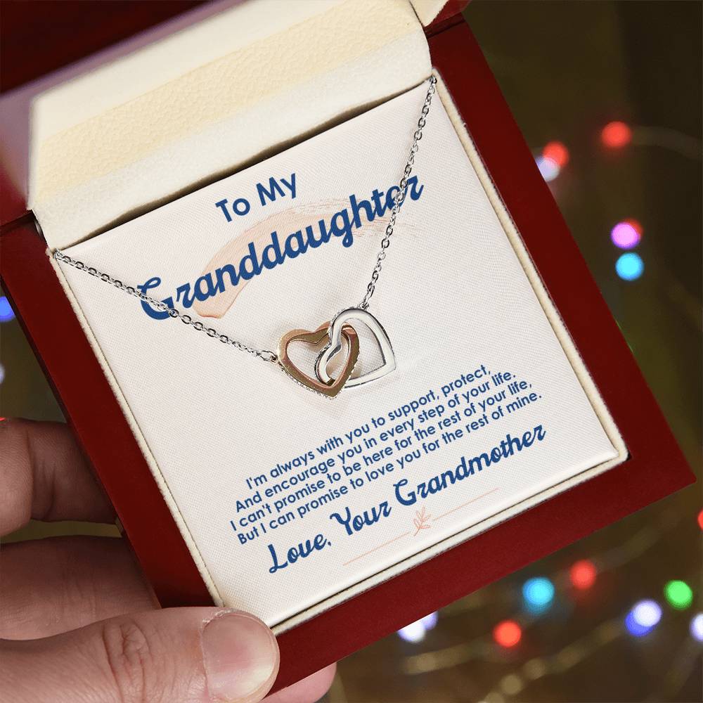To My Granddaughter, I Love You For The Rest Of My Life ~ keepsake gift shown in a gift box