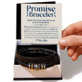 Love You Forever Promise Bracelet You Are The One ~ bracelet shown with its message card in a gift box